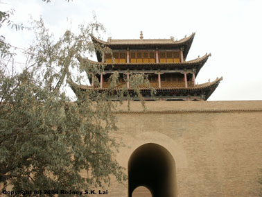 Gate of Enlightenment at Jiayuguan Fort
