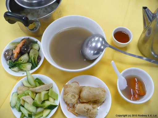 Vegetarian meal at Po Lin Monastery