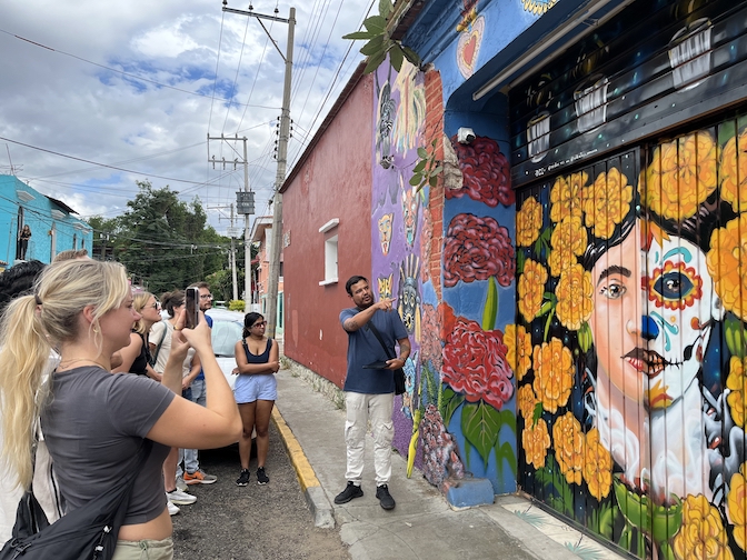 Art Walk - Andrea, Martin, and Arooba