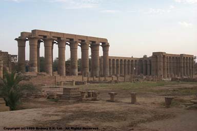 Colonnade and Court of Amenophis III