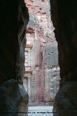 View of The Khazneh from The Siq