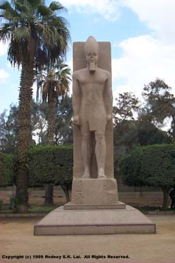 Statue of Ramses II at Memphis